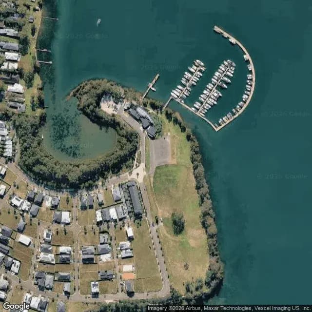 Satellite view of Trinity Point Marina