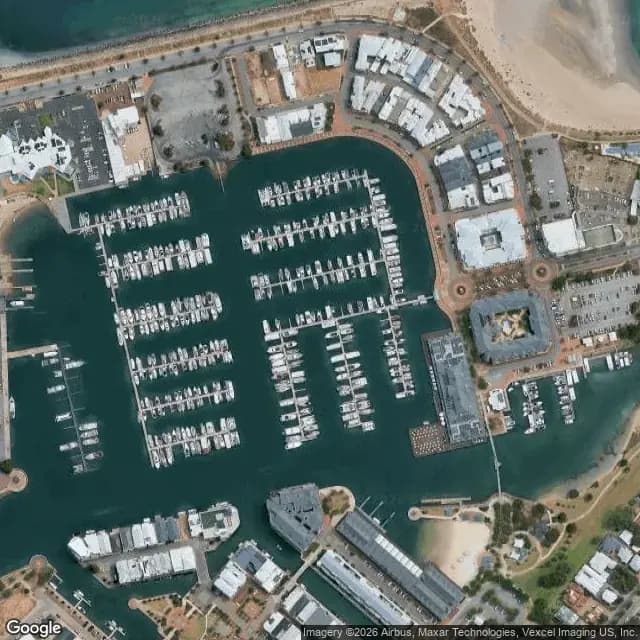 Satellite view of Mandurah Ocean Marina
