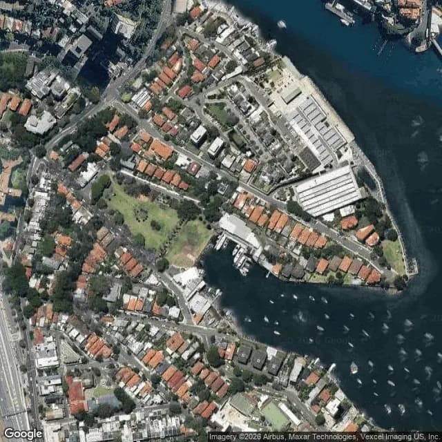 Satellite view of Kirribilli Marina