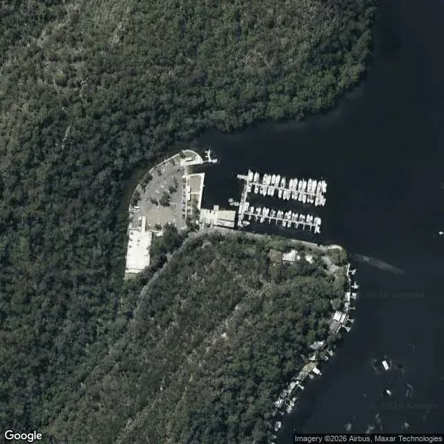 Satellite view of Berowra Waters Marina