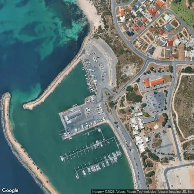 Satellite view of Two Rocks Marina