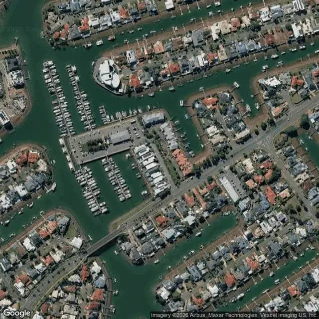 Satellite view of Newport Marina