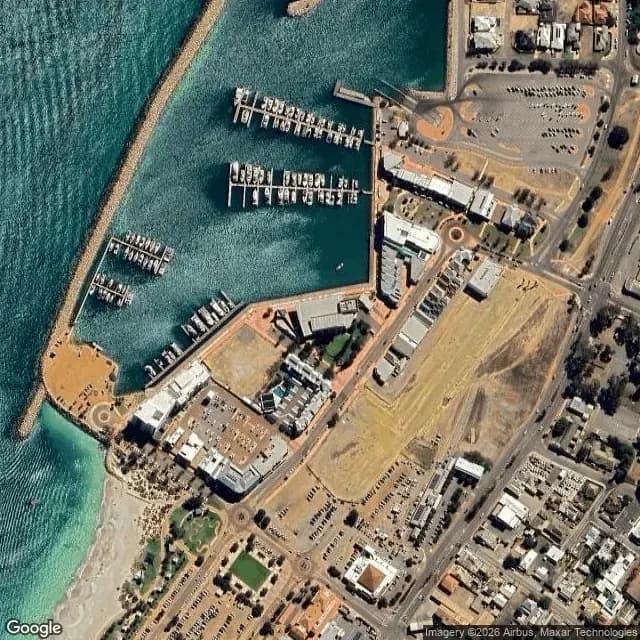 Satellite view of Batavia Coast Marina