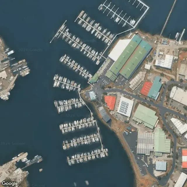 Satellite view of Prince of Wales Bay Marina