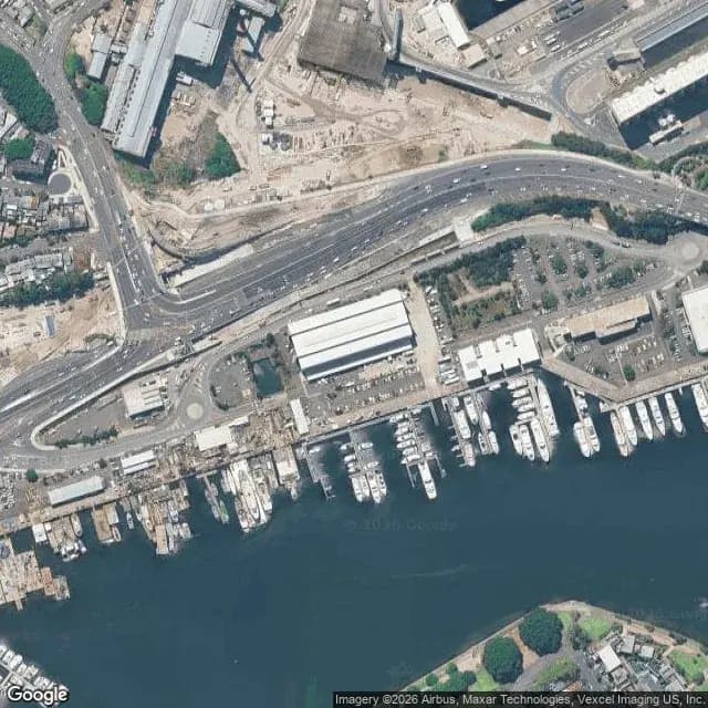 Satellite view of Sydney Boathouse