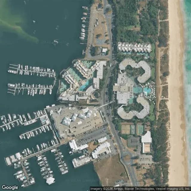 Satellite view of Palazzo Versace Marina (Imperial Hotel)