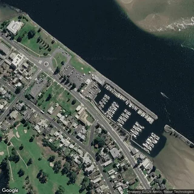 Satellite view of d'Albora Batemans Bay Marina